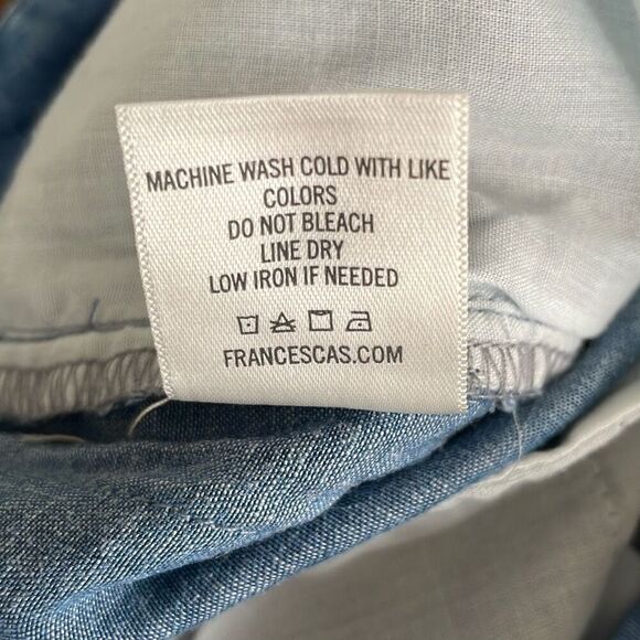 NEW Harper Heritage Lyocell Chambray Cuffed Short S - Picture 8 of 9